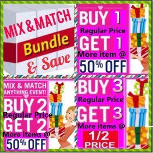 💰 BOGO SALE BUNDLE & SAVE!  SEE SAVINGs CHART BELLOW DON'T MISS THIS GREAT SALE